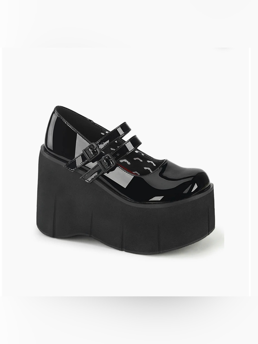 Demonia Kera -08 Platform Mary Jane Patent Leather Shoes , size 8
